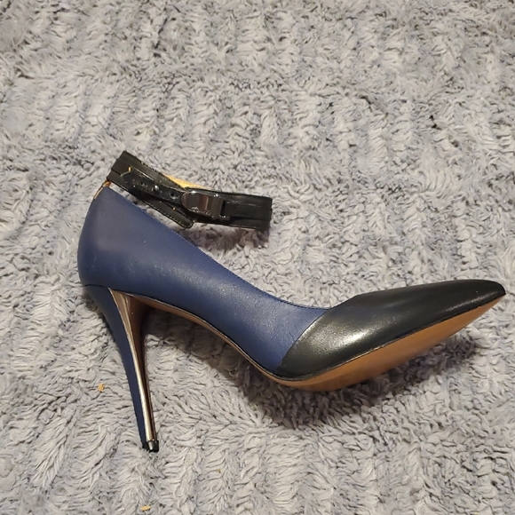 Coach Black and Blue Heels - Picture 10 of 14